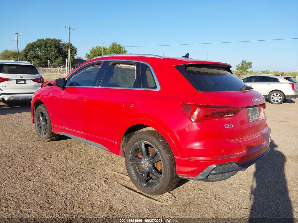 WA1DECF37L1005985 2020 AUDI Q3 photo no. 3