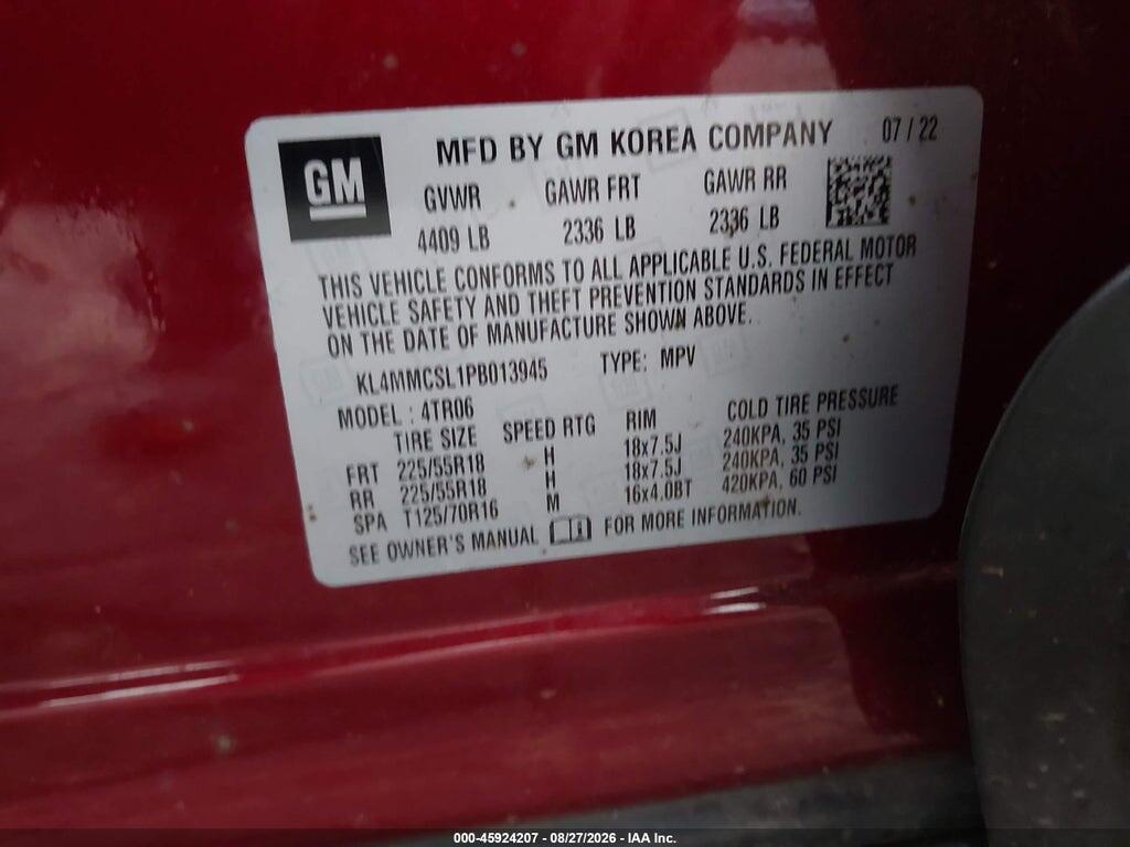 KL4MMCSL1PB013945 2023 BUICK ENCORE GX photo no. 9