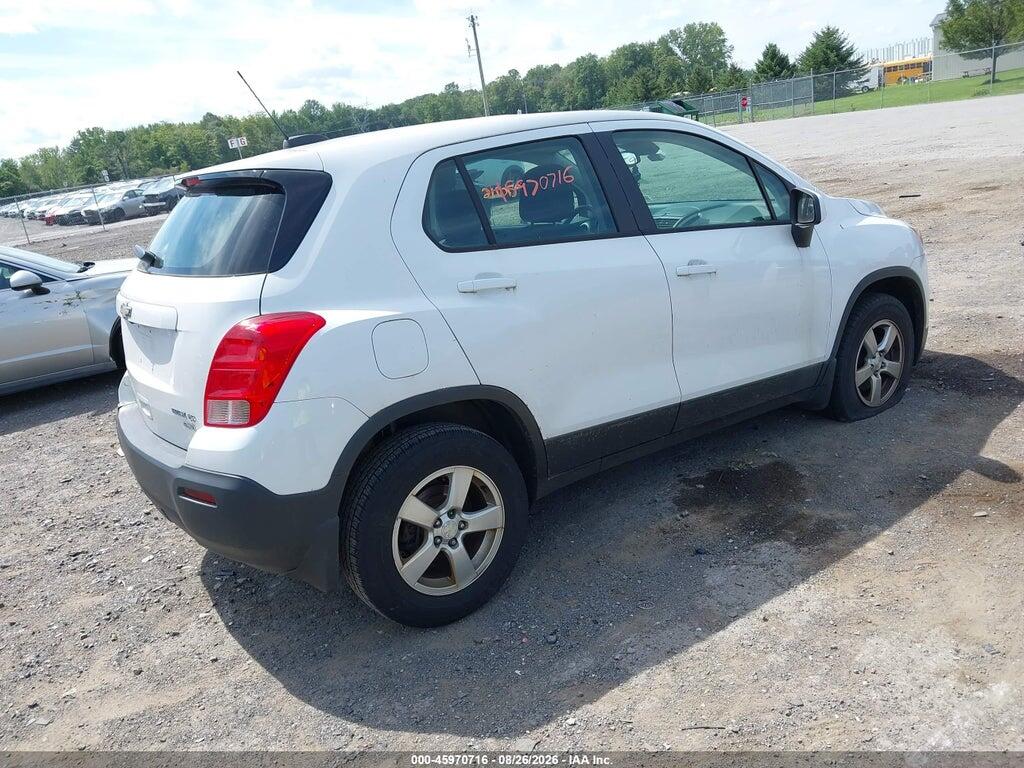 3GNCJNSB0GL272588 2016 CHEVROLET TRAX photo no. 4