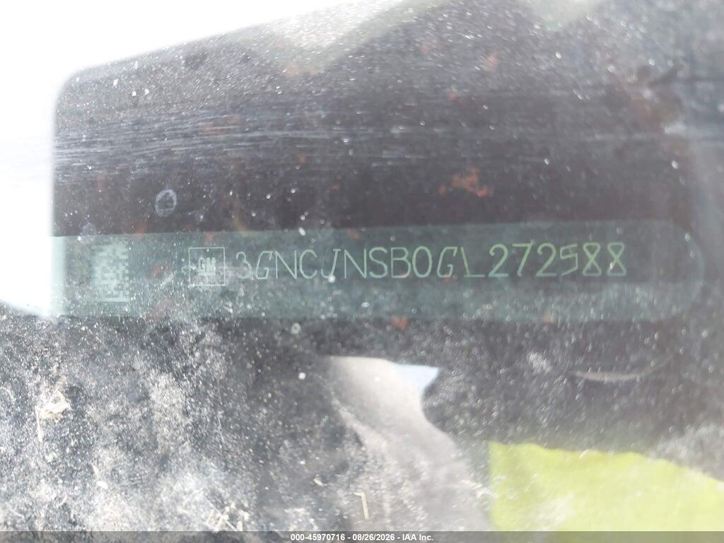 3GNCJNSB0GL272588 2016 CHEVROLET TRAX photo no. 9