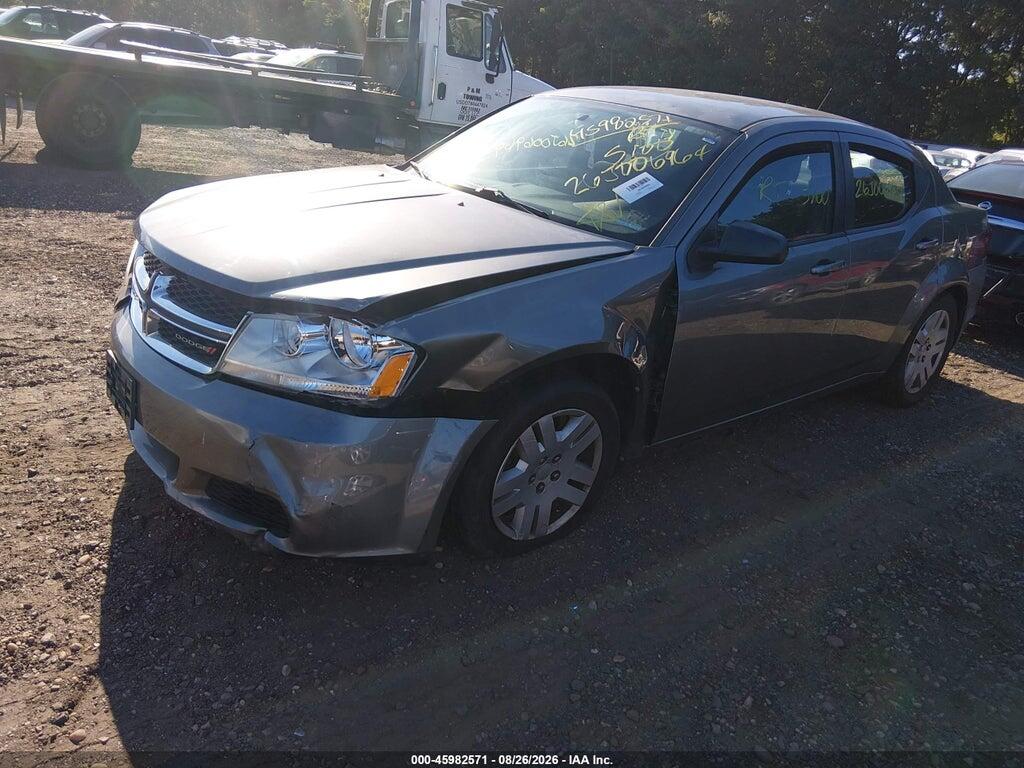 1C3CDZAB2DN753175 2013 DODGE AVENGER photo no. 2