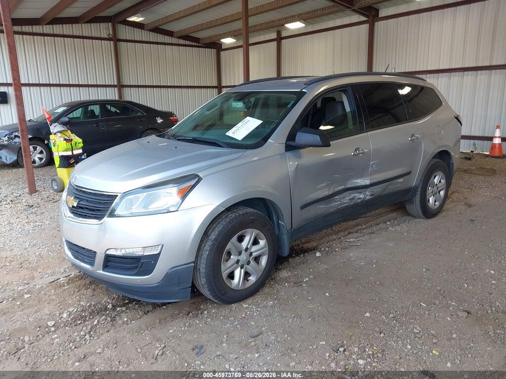 1GNKRFED5EJ167105 2014 CHEVROLET TRAVERSE photo no. 2