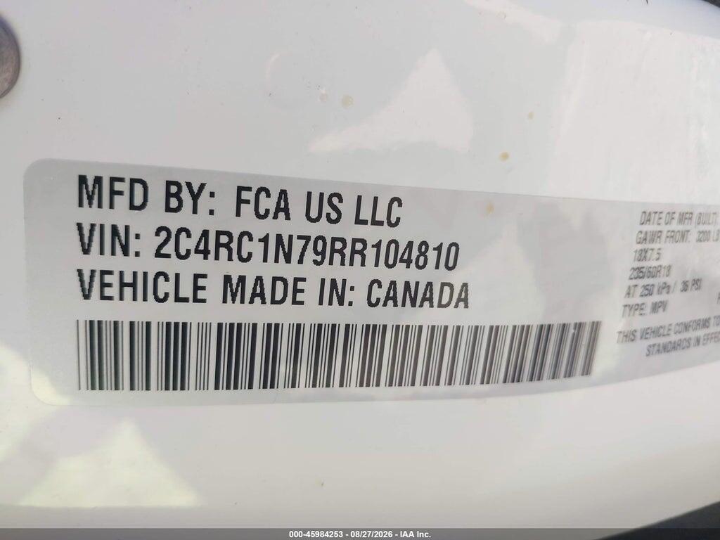 2C4RC1N79RR104810 2024 CHRYSLER PACIFICA HYBRID photo no. 9