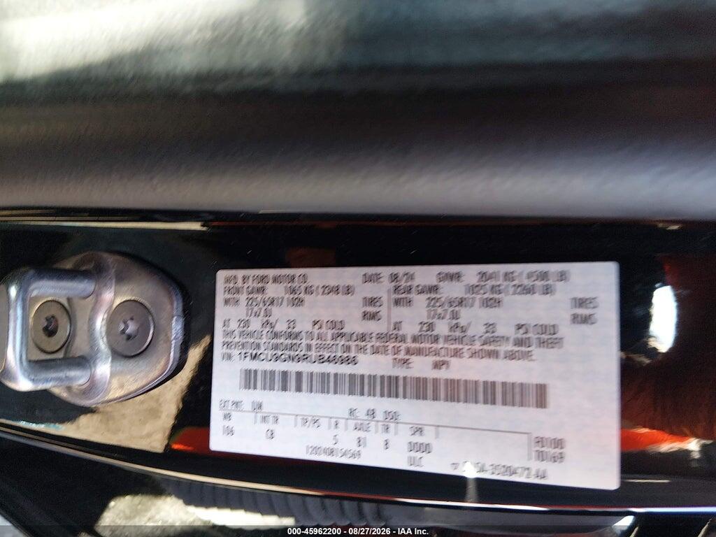 1FMCU9GN9RUB46986 2024 FORD ESCAPE photo no. 9