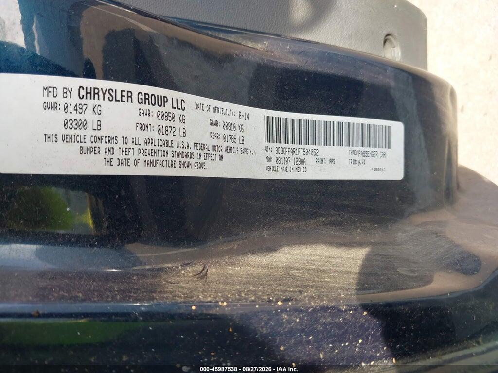 3C3CFFAR1FT504052 2015 FIAT 500 photo no. 9