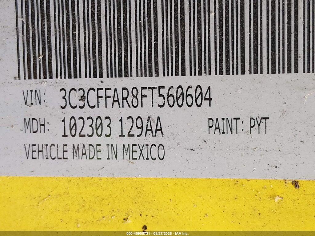 3C3CFFAR8FT560604 2015 FIAT 500 photo no. 9