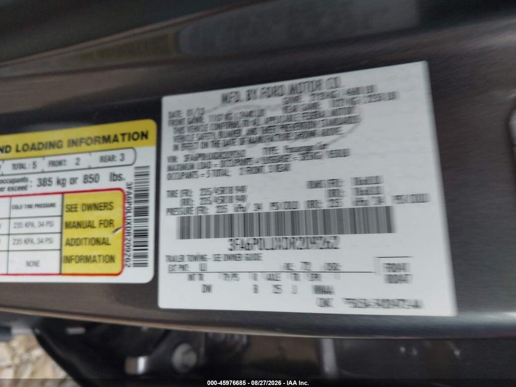 3FA6P0LUXDR209262 2013 FORD FUSION HYBRID photo no. 9