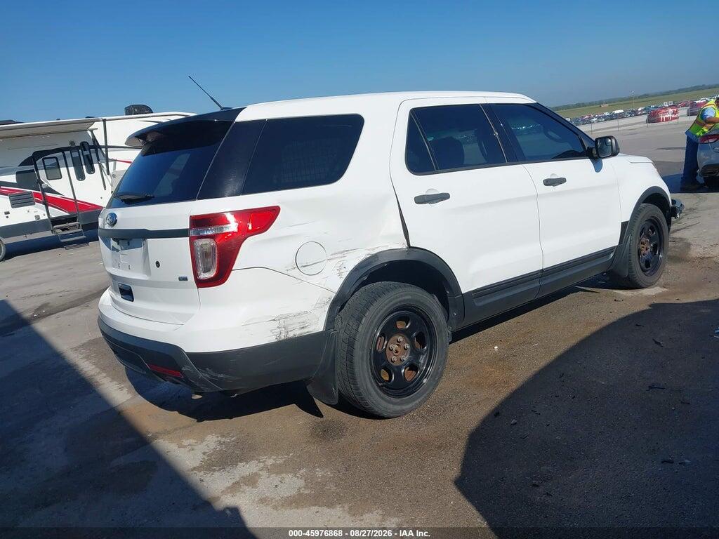 1FM5K8AR4DGC41113 2013 FORD UTILITY POLICE INTERCEPTOR photo no. 4