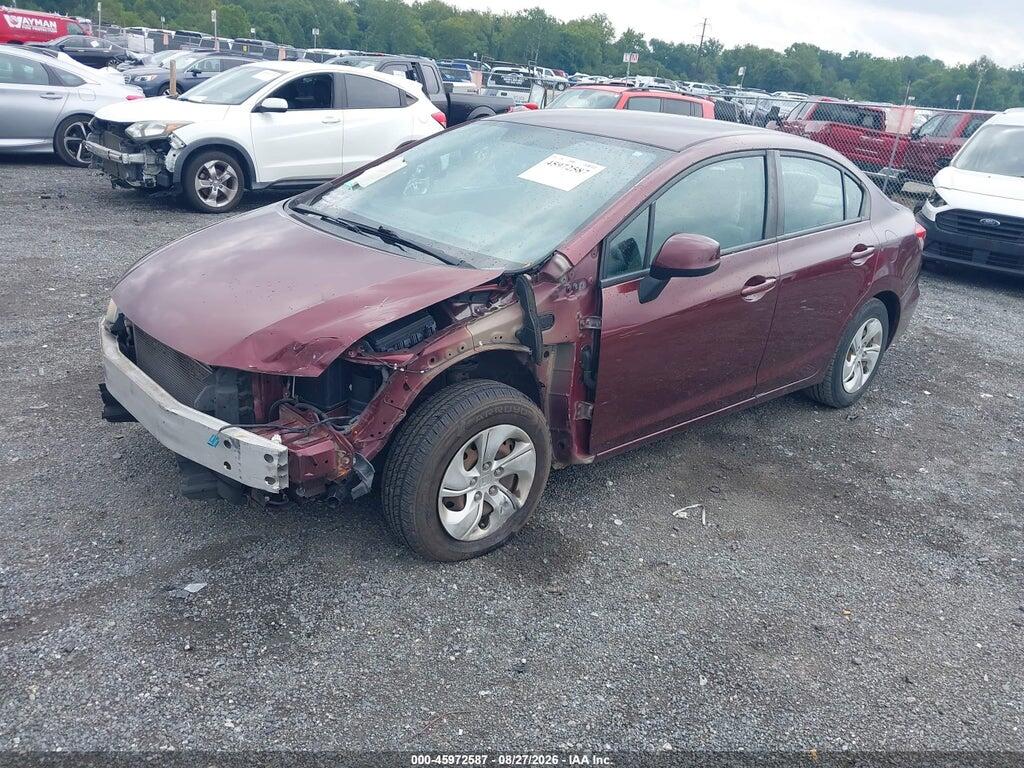2HGFB2F58DH530822 2013 HONDA CIVIC photo no. 2
