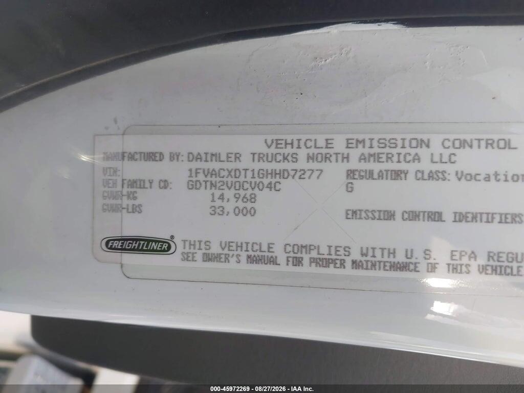 1FVACXDT1GHHD7277 2016 FREIGHTLINER M2 photo no. 8