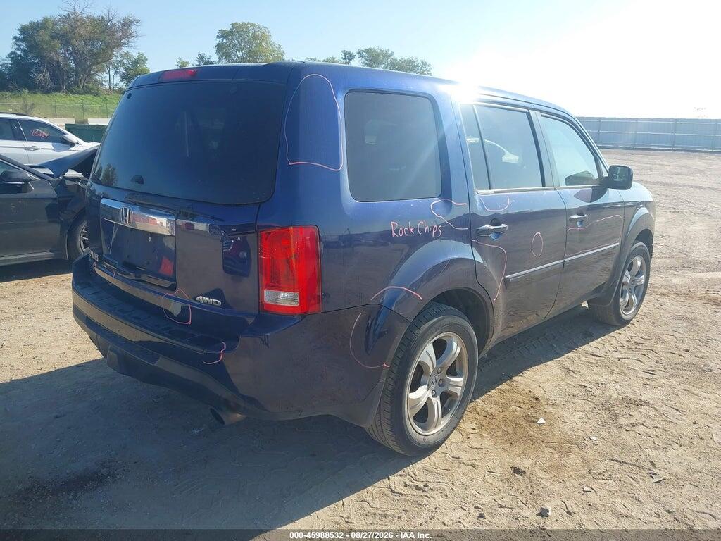5FNYF4H64DB066334 2013 HONDA PILOT photo no. 4