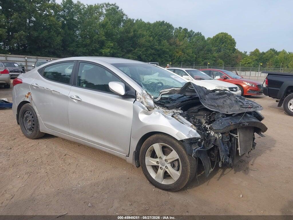 2013 HYUNDAI ELANTRA KMHDH4AEXDU843547