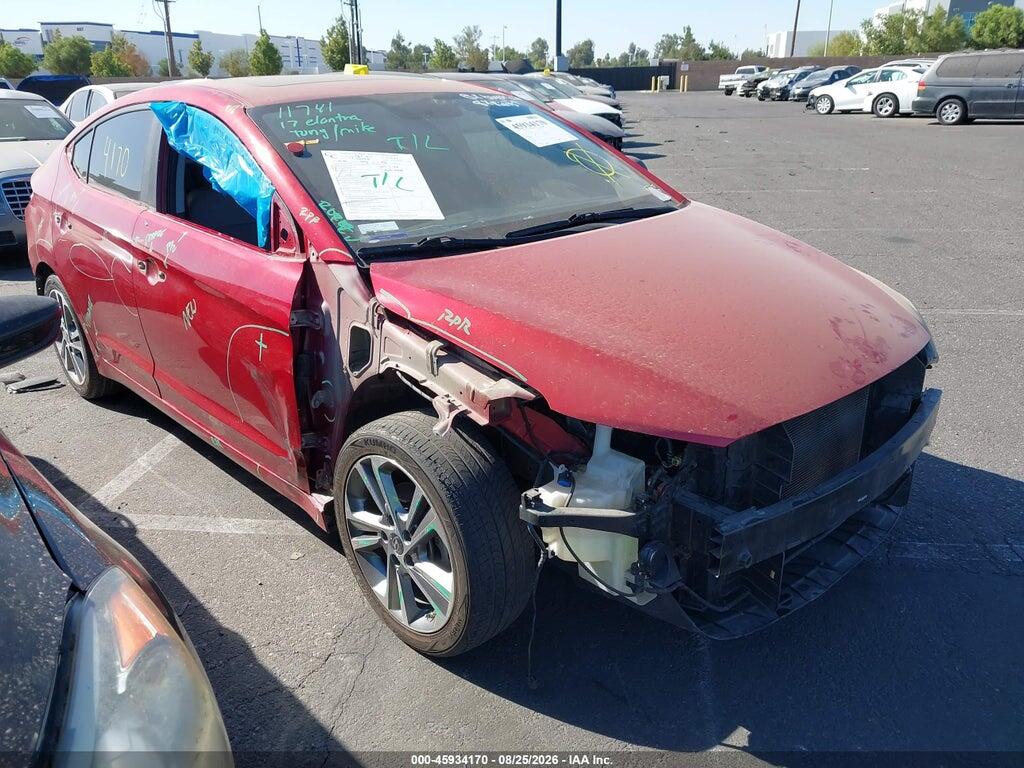 2017 HYUNDAI ELANTRA KMHD84LF3HU135524