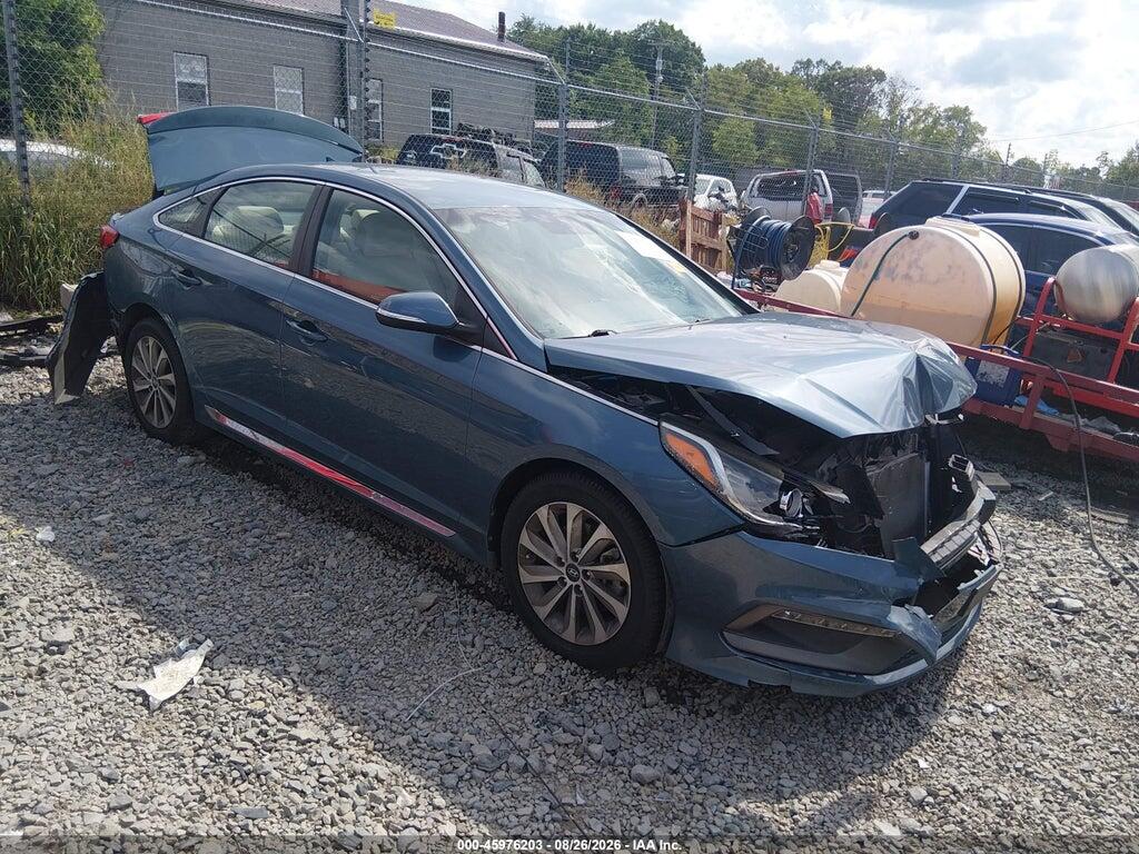 2017 HYUNDAI SONATA 5NPE34AF4HH449977