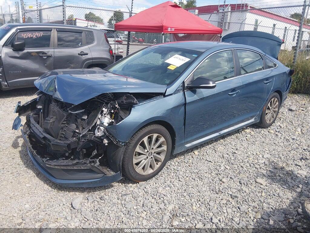 5NPE34AF4HH449977 2017 HYUNDAI SONATA photo no. 2