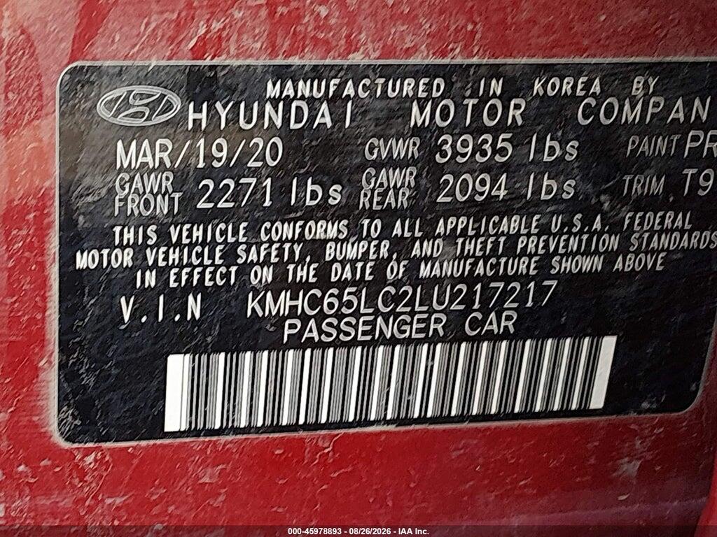 KMHC65LC2LU217217 2020 HYUNDAI IONIQ HYBRID photo no. 9