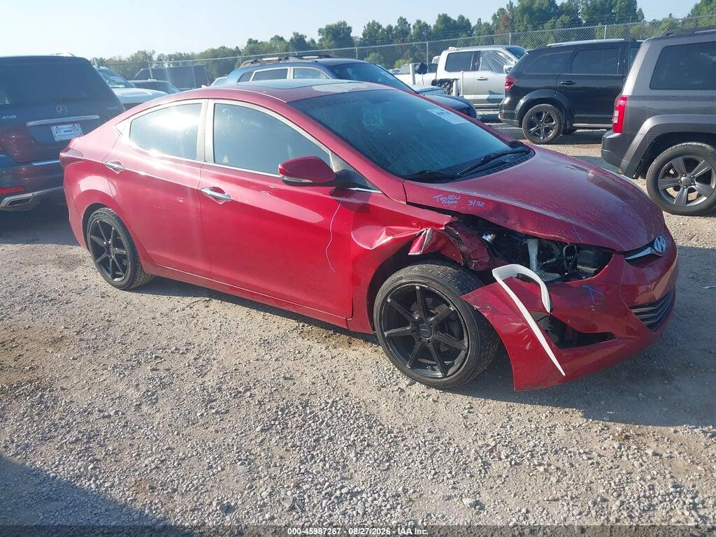 2014 HYUNDAI ELANTRA KMHDH4AE5EU055941