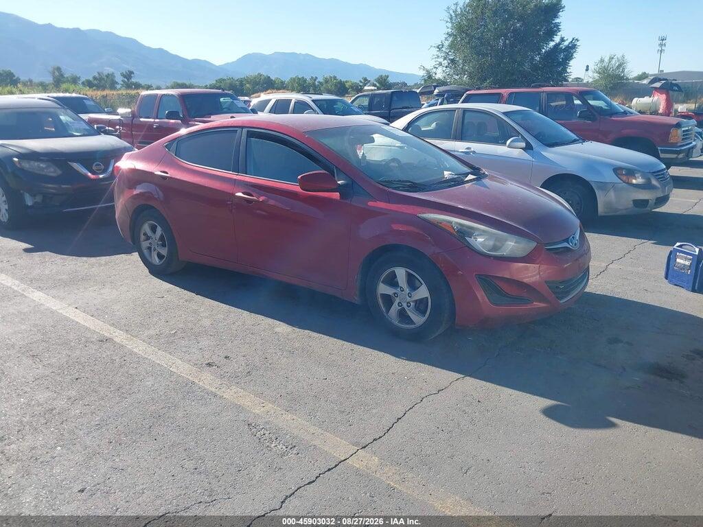 2014 HYUNDAI ELANTRA 5NPDH4AE7EH513848