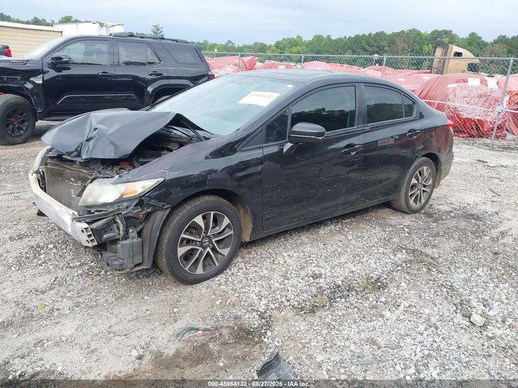 19XFB2F87FE015821 2015 HONDA CIVIC photo no. 2