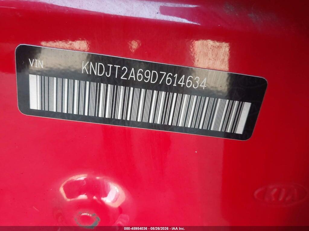 KNDJT2A69D7614634 2013 KIA SOUL photo no. 9