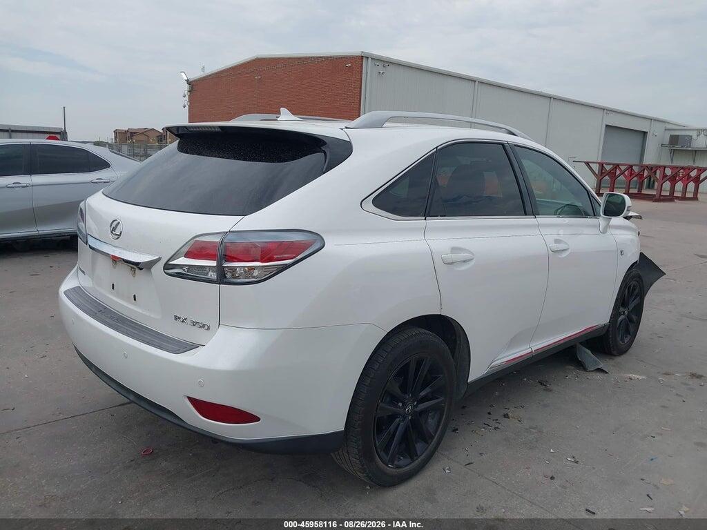 2T2BK1BA2DC211609 2013 LEXUS RX 350 photo no. 4