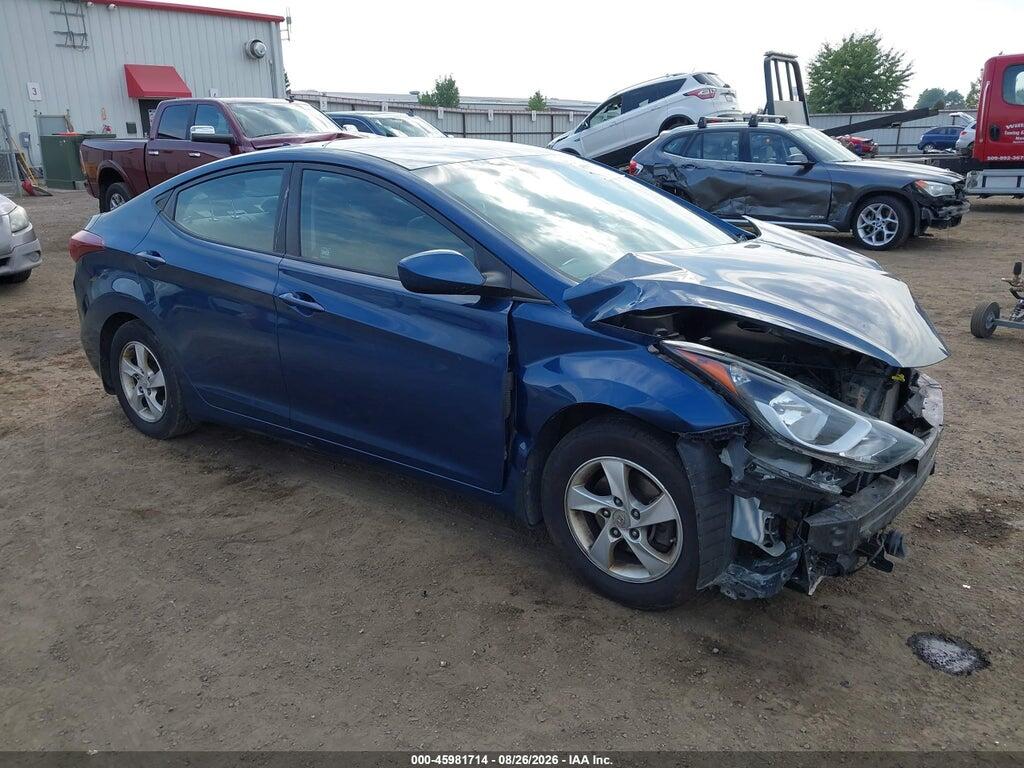 2015 HYUNDAI ELANTRA KMHDH4AE1FU458686