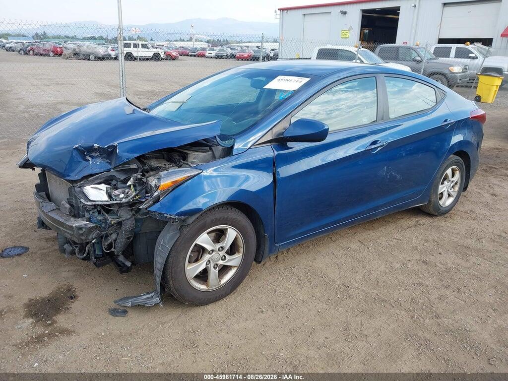 KMHDH4AE1FU458686 2015 HYUNDAI ELANTRA photo no. 2