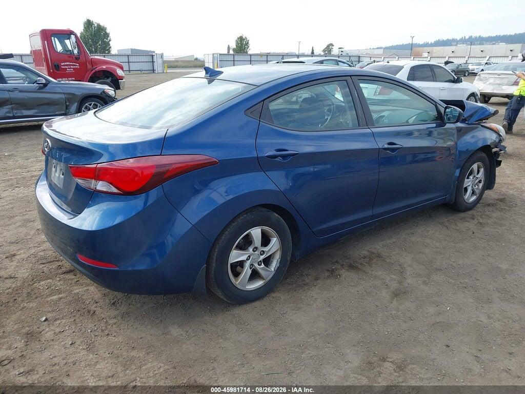 KMHDH4AE1FU458686 2015 HYUNDAI ELANTRA photo no. 4
