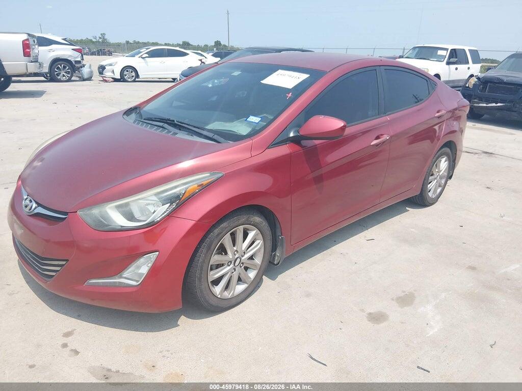 5NPDH4AE0FH600539 2015 HYUNDAI ELANTRA photo no. 2
