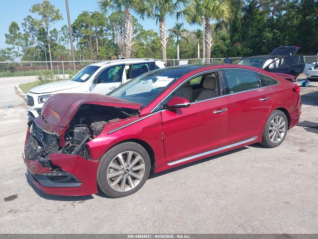 5NPE34AF8GH274406 2016 HYUNDAI SONATA photo no. 2