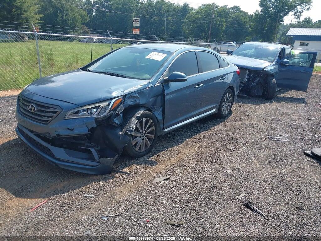 5NPE34AF9FH154810 2015 HYUNDAI SONATA photo no. 2