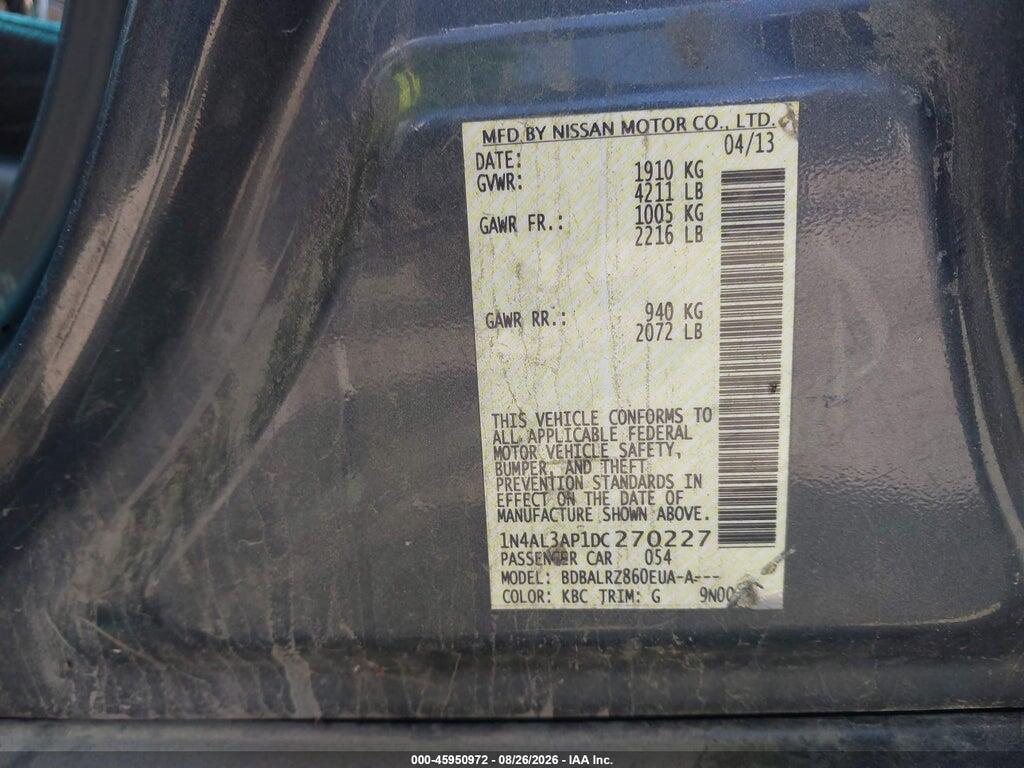 1N4AL3AP1DC270227 2013 NISSAN ALTIMA photo no. 9
