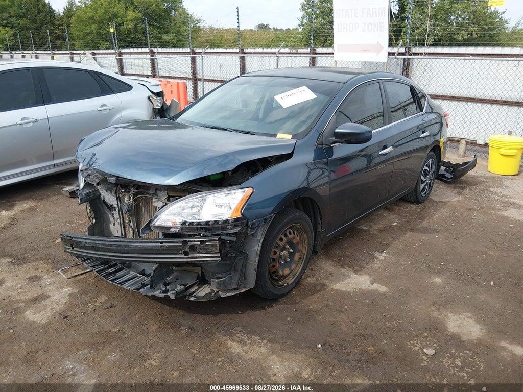 1N4AB7APXDN905962 2013 NISSAN SENTRA photo no. 2