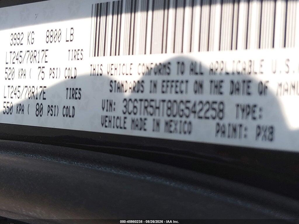 3C6TR5HT8DG542258 2013 RAM 2500 photo no. 9