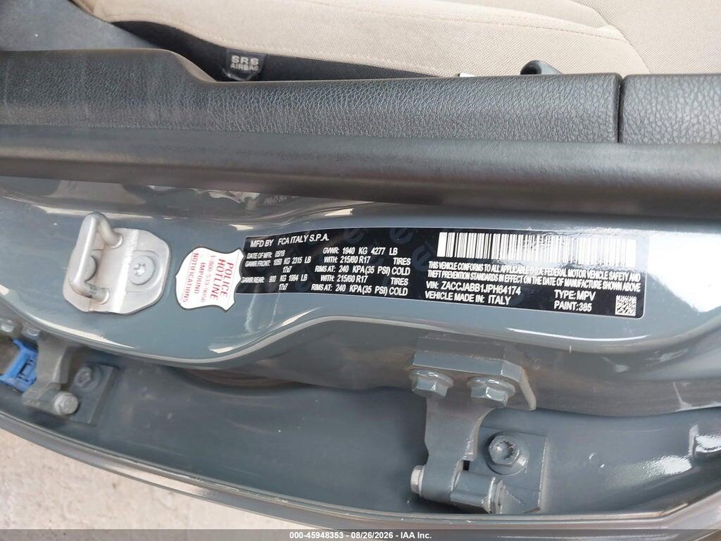 ZACCJABB1JPH64174 2018 JEEP RENEGADE photo no. 9