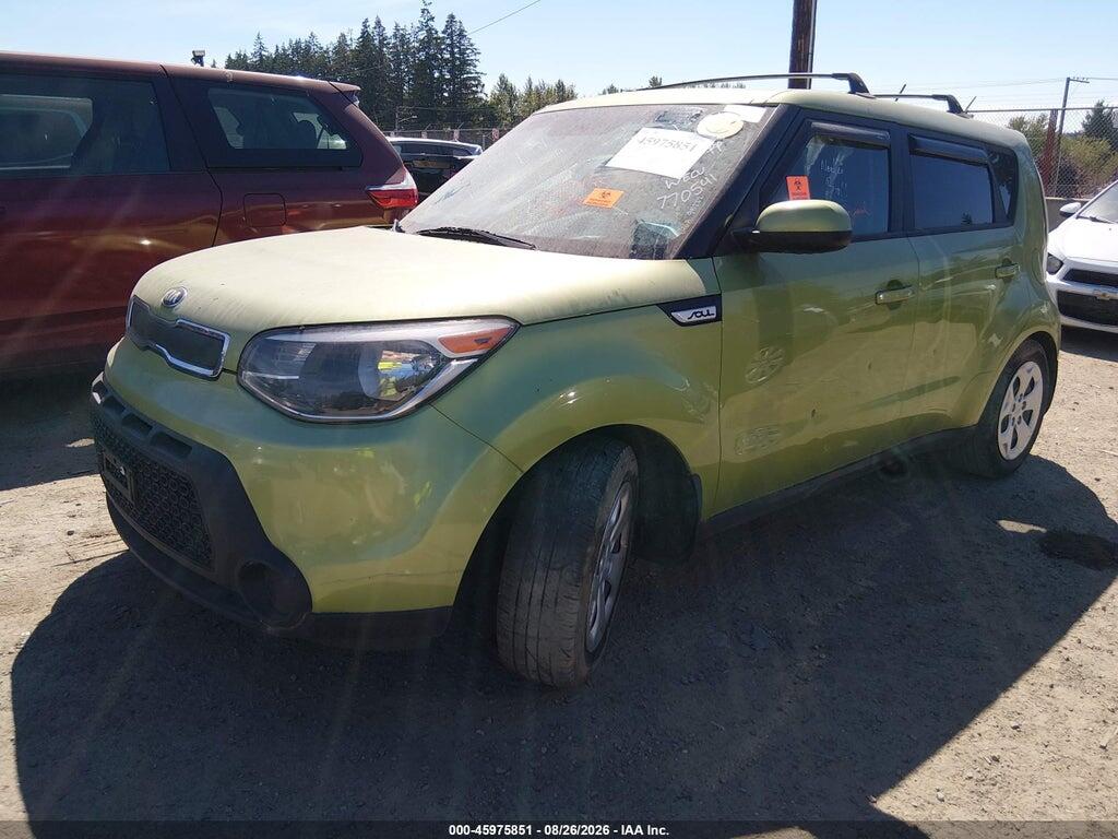KNDJN2A20F7770541 2015 KIA SOUL photo no. 2
