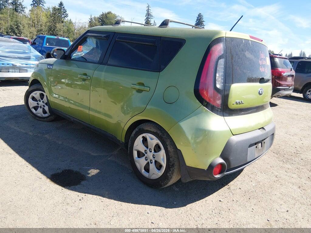 KNDJN2A20F7770541 2015 KIA SOUL photo no. 3