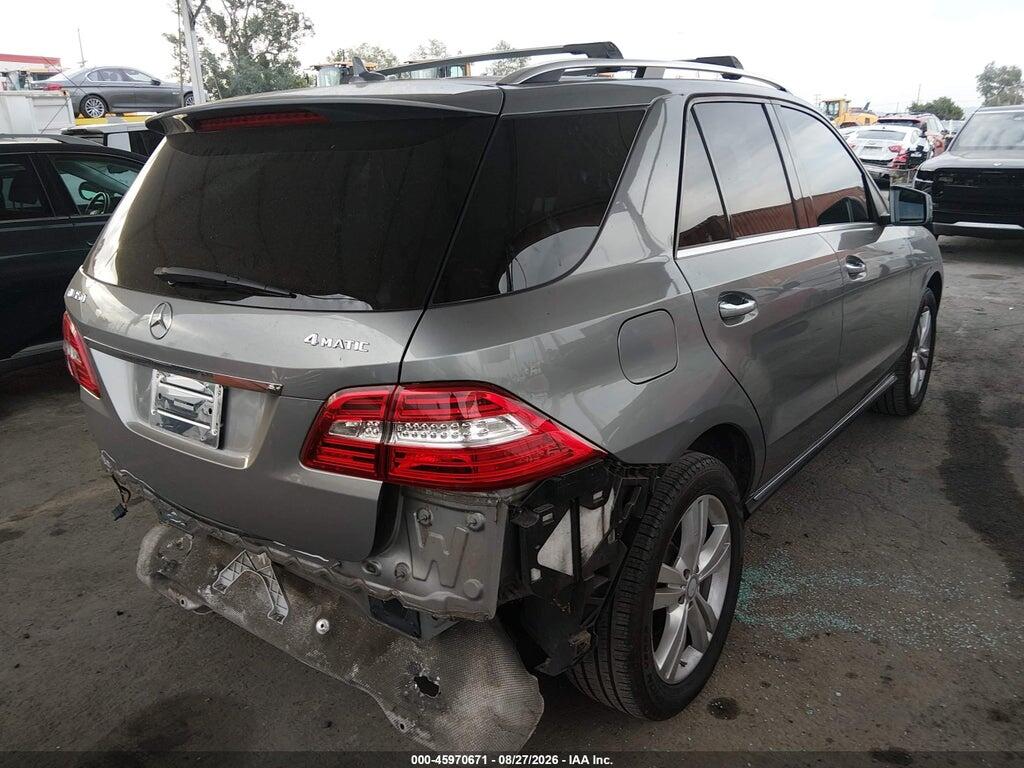 4JGDA5HB6EA427746 2014 MERCEDES-BENZ ML 350 photo no. 4