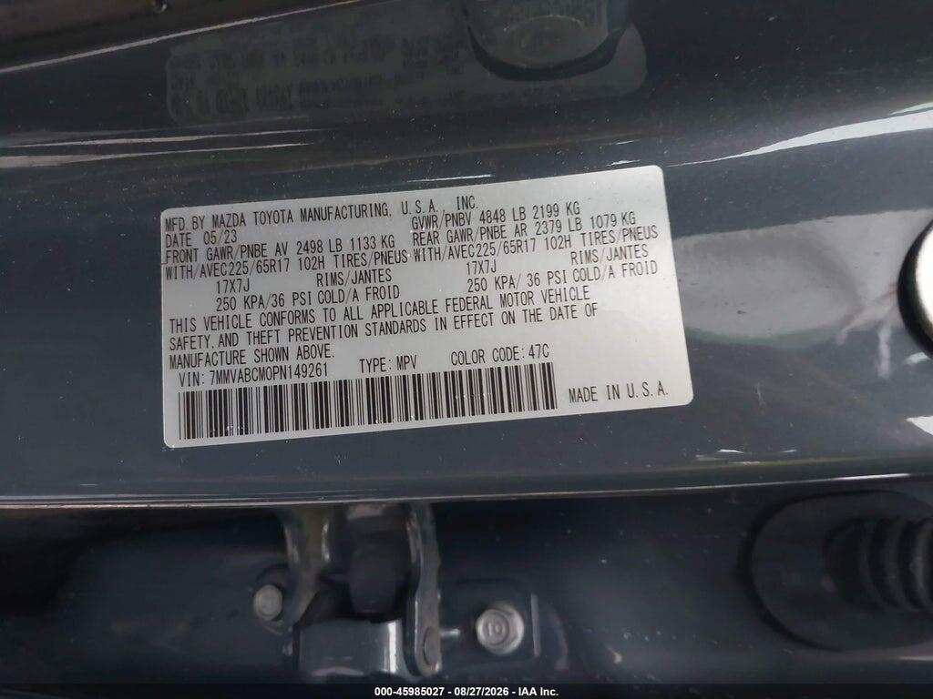 7MMVABCM0PN149261 2023 MAZDA CX-50 photo no. 9