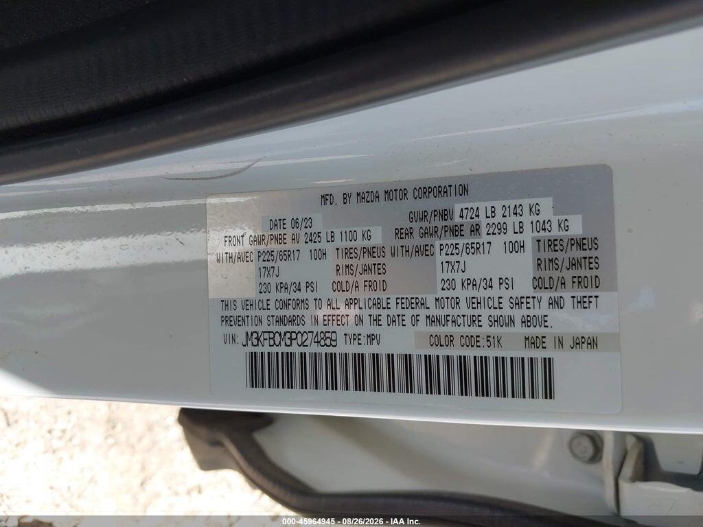 JM3KFBCM3P0274859 2023 MAZDA CX-5 photo no. 9