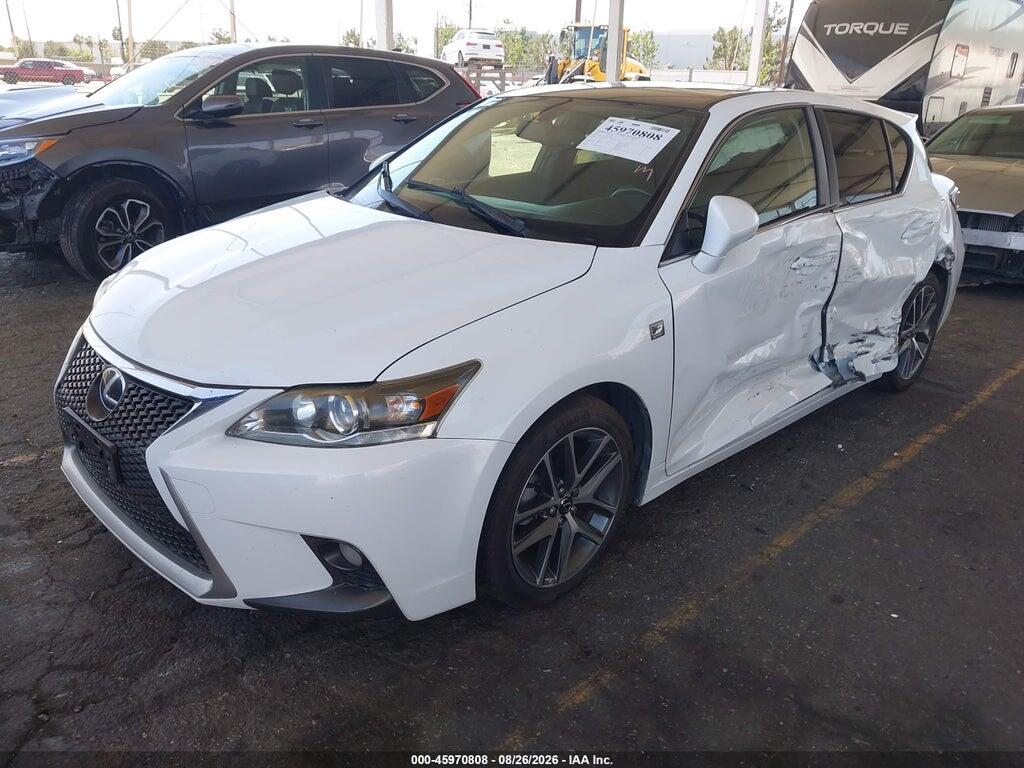 JTHKD5BH0F2235149 2015 LEXUS CT 200H photo no. 2