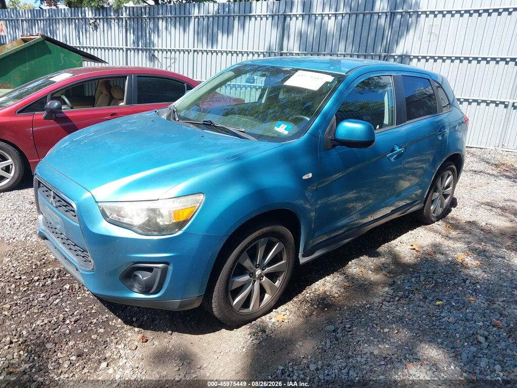 4A4AR3AU0EE009880 2014 MITSUBISHI OUTLANDER SPORT photo no. 2