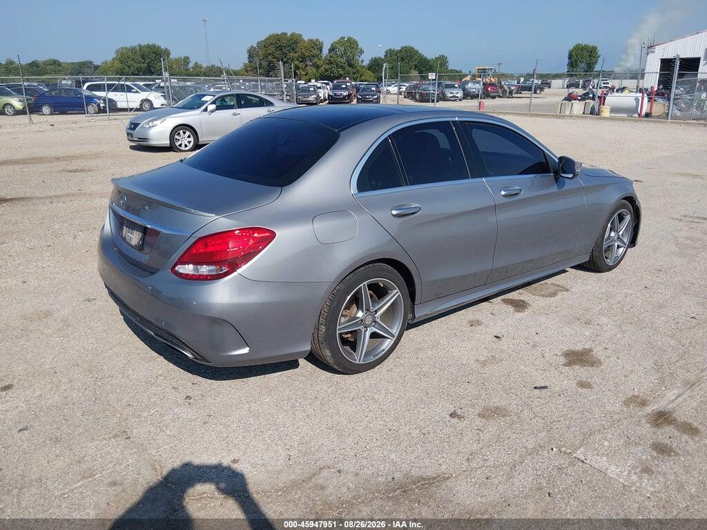 55SWF4KB5GU126878 2016 MERCEDES-BENZ C 300 photo no. 4