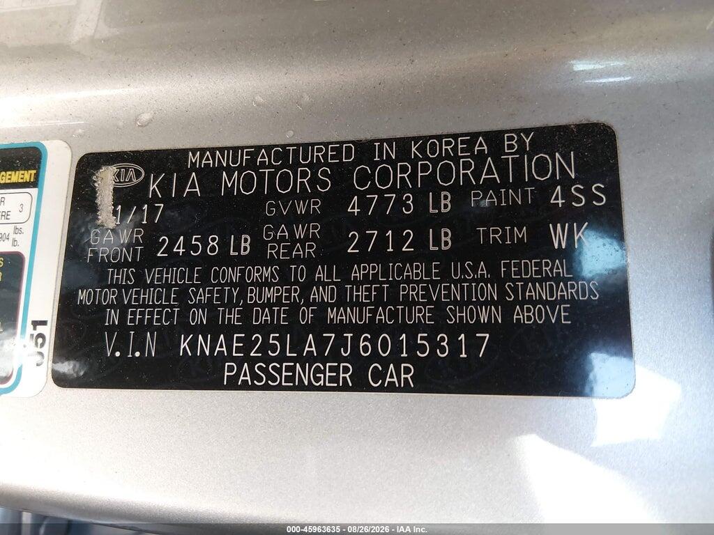 KNAE25LA7J6015317 2018 KIA STINGER photo no. 9