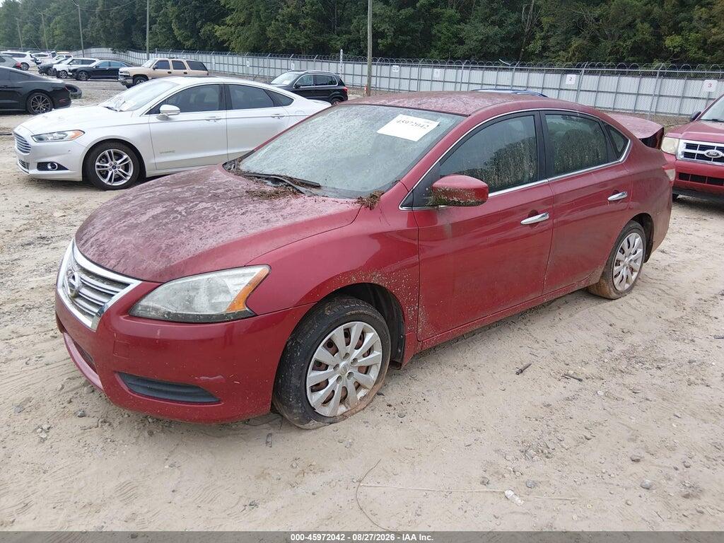 3N1AB7AP5EL675715 2014 NISSAN SENTRA photo no. 2