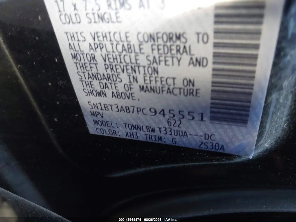 5N1BT3AB7PC945551 2023 NISSAN ROGUE photo no. 9