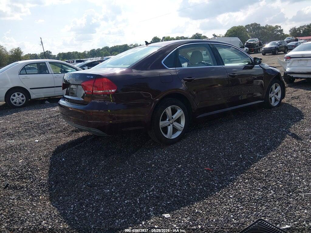 1VWBN7A30DC012212 2013 VOLKSWAGEN PASSAT photo no. 4