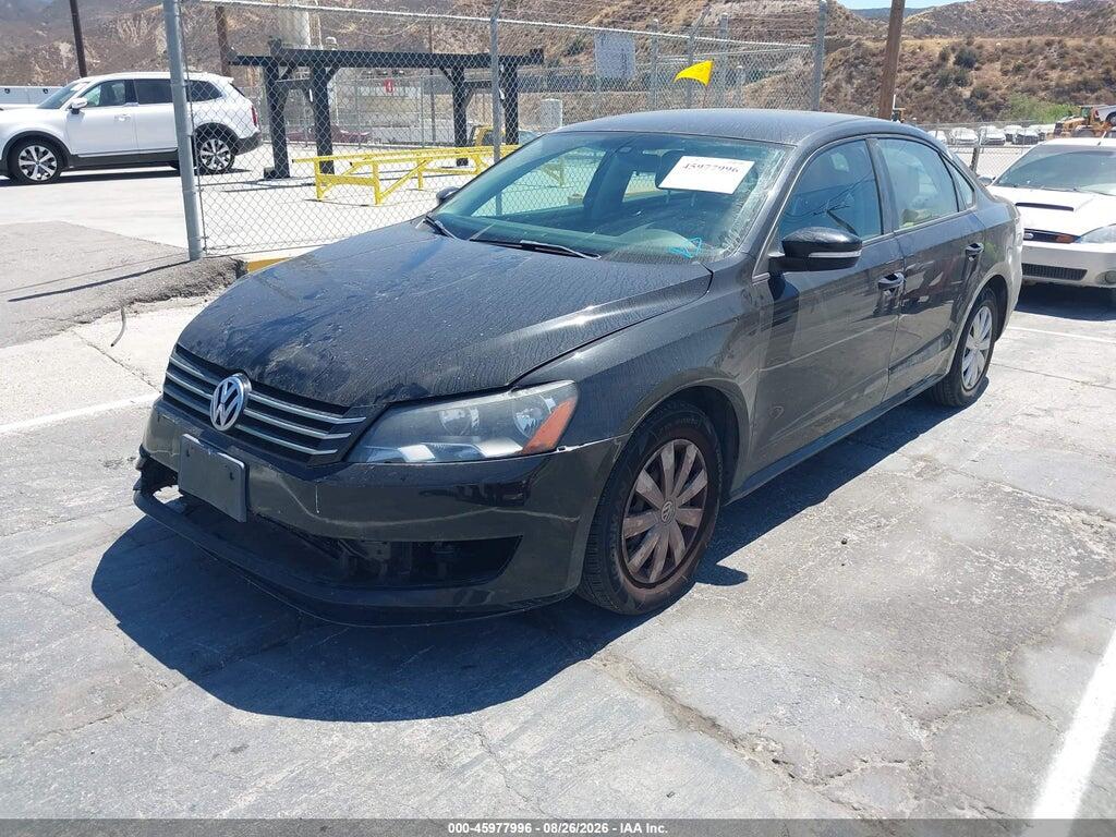 1VWAP7A33DC024358 2013 VOLKSWAGEN PASSAT photo no. 2