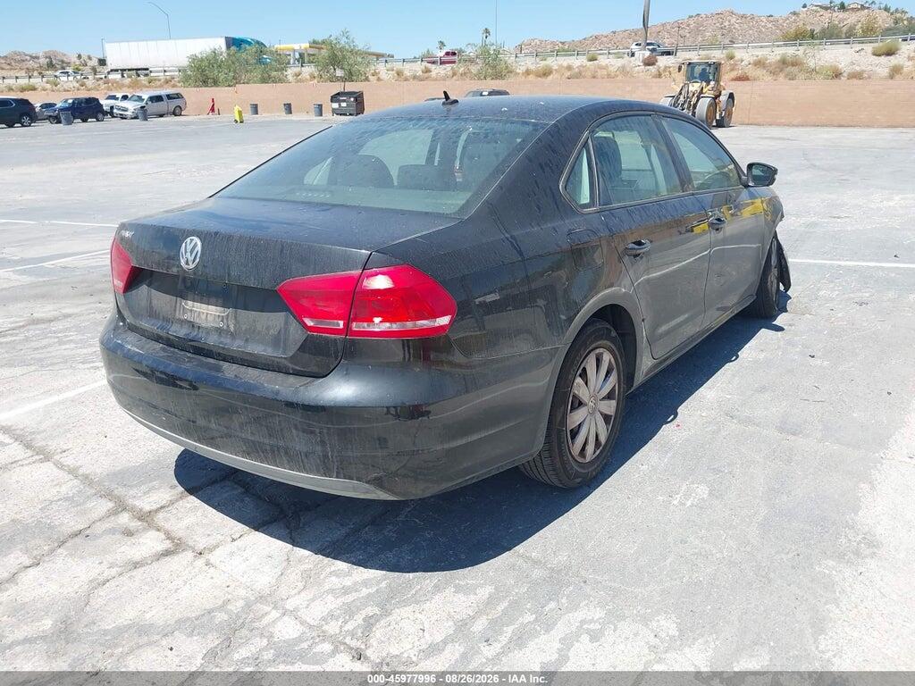 1VWAP7A33DC024358 2013 VOLKSWAGEN PASSAT photo no. 4