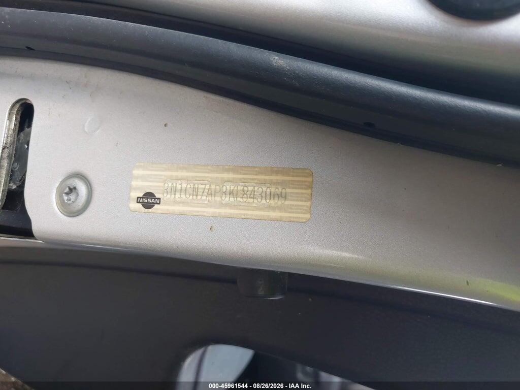 3N1CN7AP3KL843069 2019 NISSAN VERSA photo no. 9